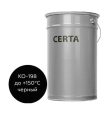 Специальная антикоррозионная грунт-эмаль Certa КО-198 черный, 25 кг K198000225