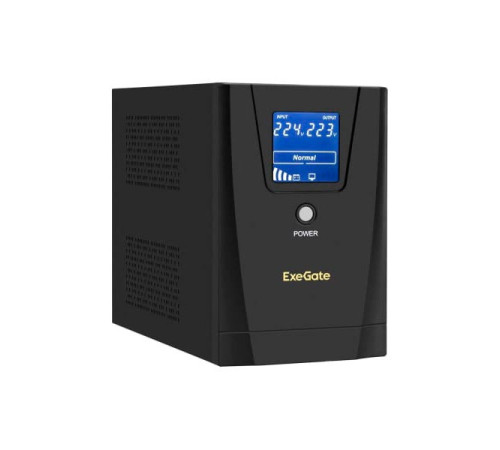 ИБП ExeGate SpecialPro Smart LLB-16C13, съемн.кабель, металлический корпус, Black 292803