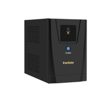 Источник бесперебойного питания ExeGate SpecialPro UNB-1500.LED.AVR.2C13,USB,съемн.кабель, металлический корпус, Black 292798