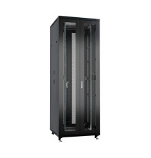 Телекоммуникационный напольный шкаф Cabeus 19" 42U цвет черный ND-05C-42U80/120-BK