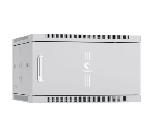 Телекоммуникационный настенный шкаф Cabeus 19" 6U цвет серый SH-05F-6U60/60m
