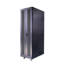 Серверный телекоммуникационный напольный шкаф Cabeus 19" 47U цвет черный ND-SC-47U80/120-BK