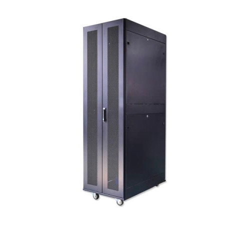 Серверный телекоммуникационный напольный шкаф Cabeus 19" 47U цвет черный ND-SC-47U80/120-BK