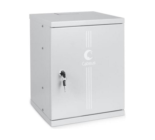Телекоммуникационный настенный шкаф Cabeus 10" 8U дверь металл WSC-8Um