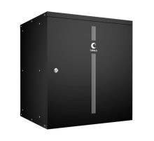 Телекоммуникационный настенный шкаф Cabeus 19" 12U, серия LIGHT разборный, цвет черный WSC-05D-12U55/45m-BK
