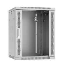 Телекоммуникационный настенный разобранный шкаф Cabeus 19" 15U цвет серый SH-05F-15U60/45-R