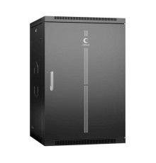 Телекоммуникационный настенный разобранный шкаф Cabeus 19" 22U цвет черный SH-05F-22U60/45m-R-BK