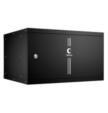 Телекоммуникационный настенный шкаф Cabeus 19" 6U, серия LIGHT разборный, цвет черный WSC-05D-6U55/45m-BK