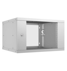 Телекоммуникационный настенный шкаф Cabeus 19" 6U, серия LIGHT разборный, цвет серый WSC-05D-6U55/45