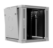 Телекоммуникационный настенный разобранный шкаф Cabeus 19" 18U цвет черный SH-05F-18U60/45m-R-BK