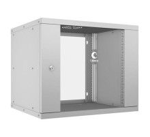 Телекоммуникационный настенный шкаф Cabeus 19" 9U, серия LIGHT разборный, цвет серый WSC-05D-9U55/45