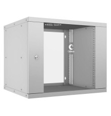 Телекоммуникационный настенный шкаф Cabeus 19" 9U, серия LIGHT разборный, цвет серый WSC-05D-9U55/45