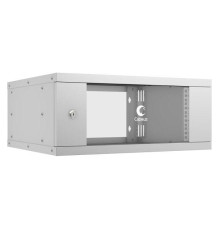 Телекоммуникационный настенный шкаф Cabeus 19" 4U, серия LIGHT разборный, цвет серый WSC-05D-4U55/45