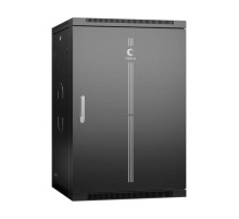 Телекоммуникационный настенный разобранный шкаф Cabeus 19" 22U цвет черный SH-05F-22U60/60m-R-BK