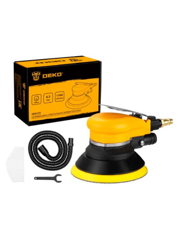 Орбитальная пневматическая шлифмашина DEKO DKOS125, 125 мм 063-4381