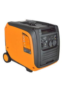 Инверторный генератор Carver ppg -4500is 3,5/4,0квт, 220/12в, 2 роз.,usb, дисплей,колеса 01.020.00037