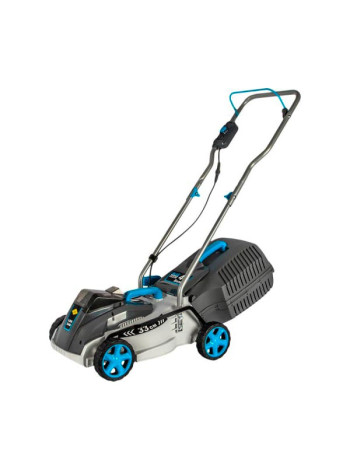 Аккумуляторная газонокосилка DDE BlueTech LMB 3340 (ширина 33 см, высота 25 - 70 мм, сборник, без ЗУ и АКБ) 909-280