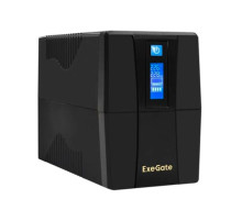 ИБП ExeGate SpecialPro Smart LLB-600.LCD.AVR.2SH 600VA 360W, LCD, AVR, 2*Schuko, Black 292765
