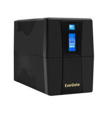 ИБП ExeGate SpecialPro Smart LLB-600.LCD.AVR.2SH 600VA 360W, LCD, AVR, 2*Schuko, Black 292765