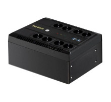 ИБП ExeGate NEO Smart LHB-650.LCD.AVR.8SH.CH.RJ.USB 650VA 390W, LCD, AVR, 8*Schuko, RJ45 11, USB, 4*USB-порта для зарядки, Black 295013