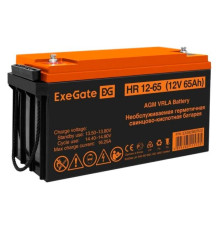Аккумуляторная батарея HR 12-65 12 V, 65 A*h, под болт М6 ExeGate 282982