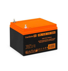 Аккумуляторная батарея HRL 12-26 12 V, 26 A*h, клеммы F3 болт М5 с гайкой ExeGate 285663