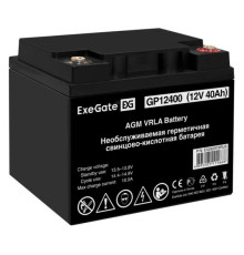 Аккумуляторная батарея GP12400 12 V, 40 A*h, под болт М6 ExeGate 282978
