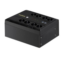 ИБП ExeGate NEO NNB-800.LED.AVR.8SH.CH 800VA 480W, LED, AVR, 8*Schuko, 4*USB-порта для зарядки, Black 293854