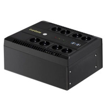 ИБП ExeGate NEO NNB-800.LED.AVR.8SH.CH 800VA 480W, LED, AVR, 8*Schuko, 4*USB-порта для зарядки, Black 293854