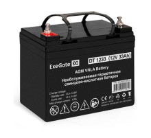 Аккумуляторная батарея DT 1233 12 V, 33 A*h, под болт М6 ExeGate 282974