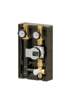 Насосная смесительная группа ELSEN DN 25, без насоса, с термостатическим клапаном 25-55C, рабочая температура, С-110, рабочее давление, бар EFG25.031