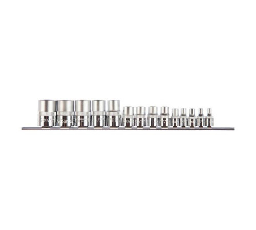 Комплект торцевых головок внешних Torx (1/4"; 3/8"; 1/2"DR Е4-Е24; 14 предметов) Jonnesway S06H414S