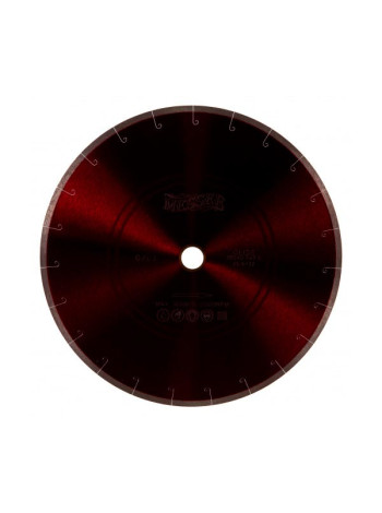 Диск алмазный сплошная кромка с микропазом G/L J-slot по граниту 350D-2.2T-7.5W-32/25.4 MESSER 01-24-350