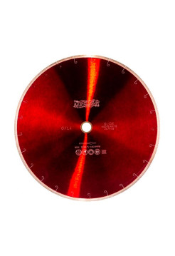 Диск алмазный сплошная кромка с микропазом G/L J-slot по граниту 400D-2.4T-7.5W-32/25.4 MESSER 01-24-400