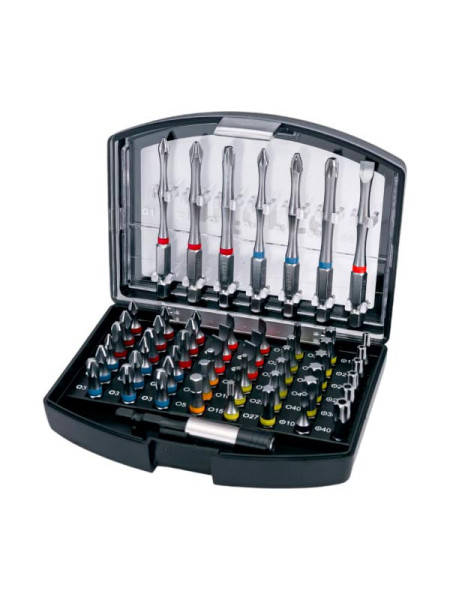 Набор бит с держателем 56 предметов Inforce 11-01-288