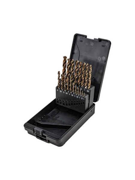Набор сверл по металлу HSS-Co (19 шт; 1-10 мм) Inforce 11-01-326