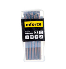 Сверло по металлу HSS-CO (10 шт/уп; 6.5x101x63 мм) Inforce 11-01-448