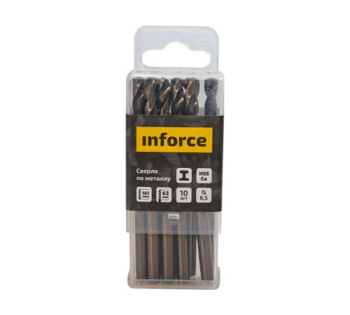 Сверло по металлу HSS-CO (10 шт/уп; 6x93x57 мм) Inforce 11-01-447