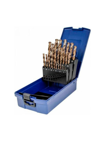 Набор сверл HSS-Co Typ N DIN338 (25 шт; 1-13x0.5 мм) NORGAU 010046213