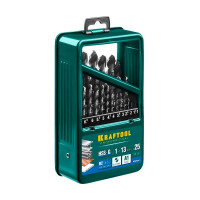 Набор сверл по металлу (25 шт; 1-13 мм) Kraftool 29651-H25