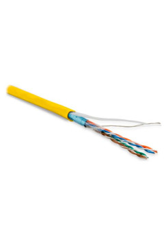 Кабель Hyperline FUTP4-C5E-P26-IN-LSZH-YL-100 100 м витая пара, экранированная F/UTP 243617