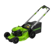 Самоходная бесщеточная аккумуляторная газонокосилка Greenworks GD40LM48SPK4 40 В, 4 А*ч 2517407UB