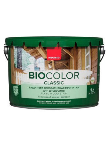 Пропитка NEOMID BIO COLOR CLASSIC дуб, 9 л Н-CLASSIC-9/дуб