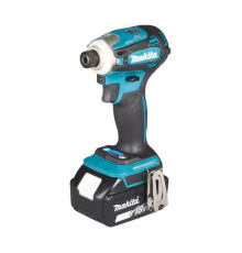Ударный аккумуляторный бесщеточный шуруповерт Makita Т-Режим, 1/4", 180Нм, М5-М16, кейс, 2x5Ач DTD172RTJ