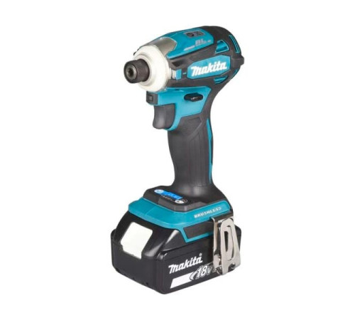 Ударный аккумуляторный бесщеточный шуруповерт Makita Т-Режим, 1/4", 180Нм, М5-М16, кейс, 2x5Ач DTD172RTJ