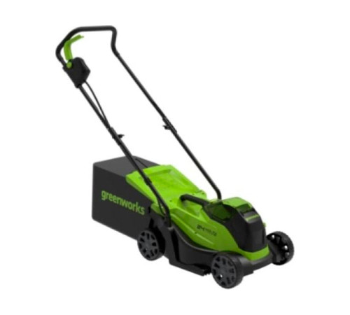 Аккумуляторная газонокосилка Greenworks 24V, 33 см, бесщеточная, без АКБ и ЗУ 2516107