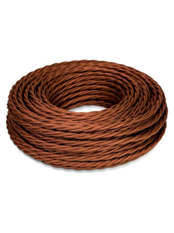Витой провод iTOK Ретро ПВХ ПуГВнг(А)-LS 2x2,5, ГОСТ шоколад (50 метров) GE70142-17 i-KPP-PUGVNG-LS-RETRO-225-50-CH