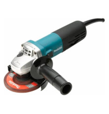 Угловая шлифовальная машина Makita 115 мм, 840 Вт, 11000 об\мин, плавный пуск, антирестарт 1.8 кг, кейс 9557HNRK