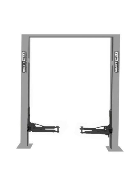 Двухстоечный подъемник KraftWell г/п 4000 кг, электрогидравлический, высота 3692 мм, сеть 220 В, упр. стопоры на 2-х колоннах KRW4DLU/220