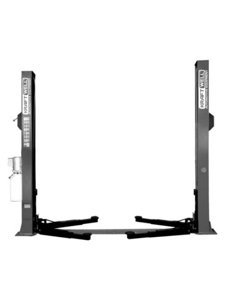 Двухстоечный подъемник KraftWell г/п 4000 кг, электрогидравлический, высота 2700 мм., сеть 220 В, упр. стопоры на 1-ой колонне KRW4ELM/220